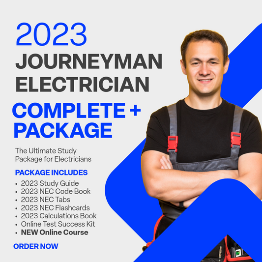 Paquete completo de preparación para el examen de electricista oficial 2023