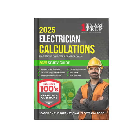 2025 Calculations for Electricians Study Guide Book (Based on the 2023 NEC)