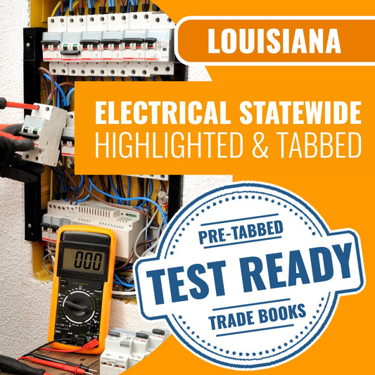 Louisiana Electrical Statewide Contractor Exam Highlighted & Tabbed Book Package