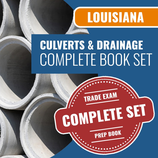 Louisiana Culverts And Drainage Structures Contractor Exam Book Package