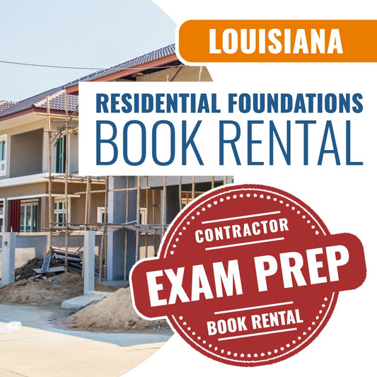 Louisiana Residential Foundations Contractor - Books & Courses Rental Package