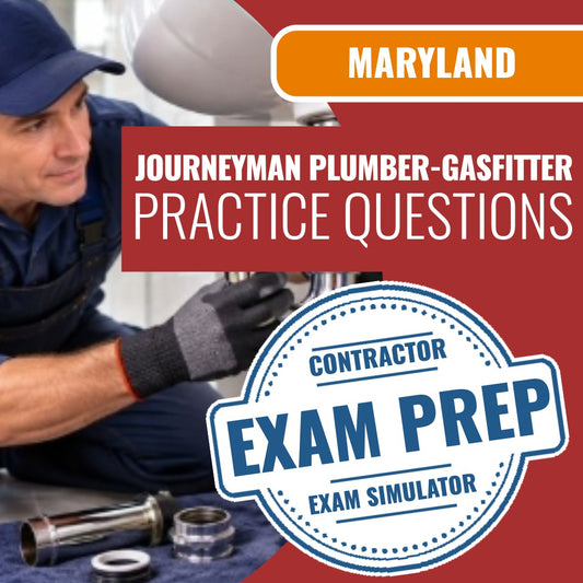 Maryland Journey Plumber-Gas Fitter Content Outline (PSI) - Online Practice Questions