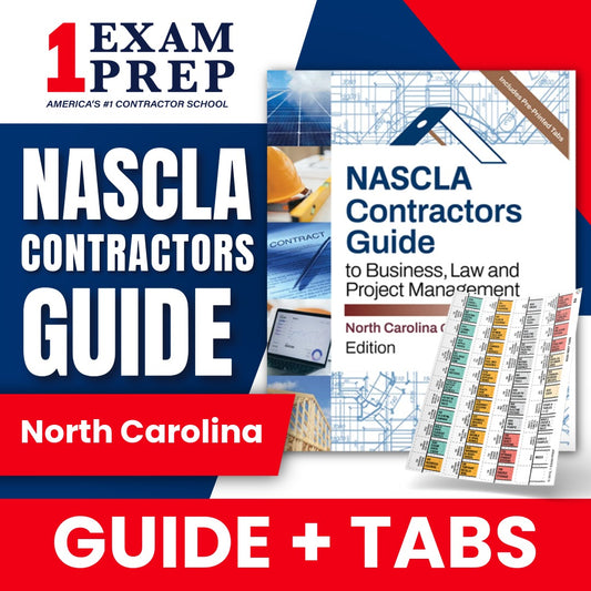 North Carolina General Contractors NASCLA Contractor's Guide to Business, Law and Project Management, 10th Edition + Tabs Bundle