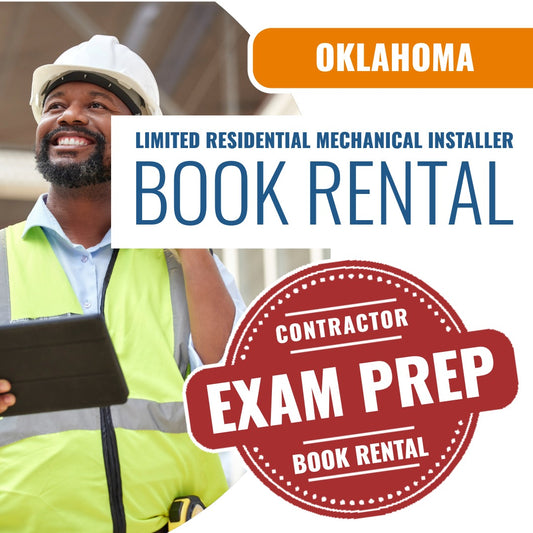 Oklahoma Limited Residential Installer (Mechanical) Contractor - Book Rental Package