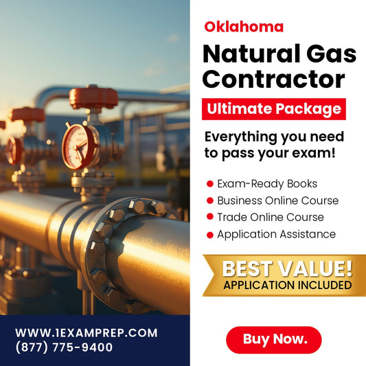 Oklahoma Natural Gas Contractor Ultimate Exam Prep Rental Package