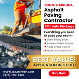 SOUTH CAROLINA ASPHALT PAVING CONTRACTOR ULTIMATE EXAM PREP RENTAL PACKAGE