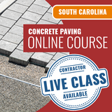 South Carolina Concrete Paving Contractor - Online Exam Prep Course