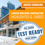 South Carolina Limited Building Contractor Book Package Pre tabbed and highlighted