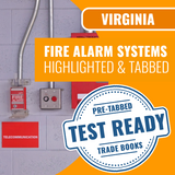 Virginia Fire Alarm Contractor Exam Complete Highlighted & Tabbed Book Package