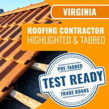 Virginia Roofing Contracting Book Package - Highlighted and Tabbed