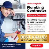 West Virginia Plumbing Contractor Ultimate Exam Prep Book Rental Package (Prov)