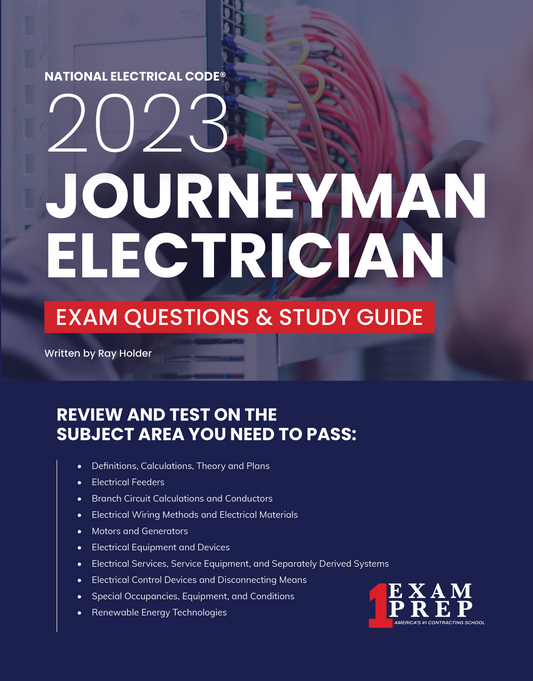 2023 Journeyman Electrician Exam Questions and Study Guide Book