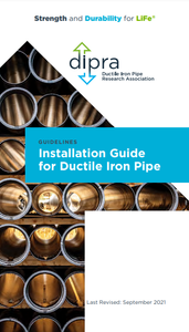 Dipra Installation Guide for Ductile Iron Pipe, 2021