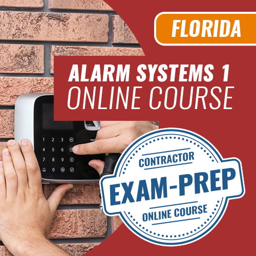 Florida Alarm Systems Contractor I - Online Exam Prep Course