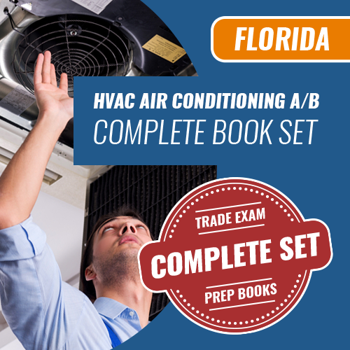Florida Air A and Air B Contractor Exam Complete Book Set - Trade Books