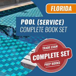 Florida Service Pool Contractor Exam Complete Book Set - Trade Books