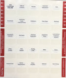 Florida Commercial Pool Contractor Exam; Pre-Printed Tabs (Tabs Only)