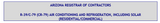 Arizona R-39/C-79 (CR-79) Air Conditioning and Refrigeration, including Solar (Residential/Commercial) Contractor Exam Book Package