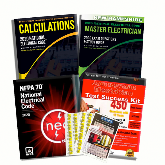 NEW HAMPSHIRE 2020 MASTER ELECTRICIAN EXAM PREP PACKAGE
