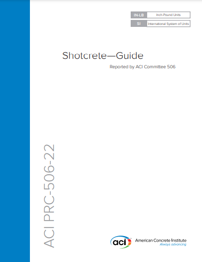 Guide to Shotcrete / Shotcrete - Guide ACI PRC-506-22