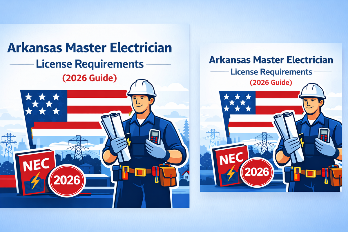 Arkansas Master Electrician License Requirements (2026 Guide) – 1 Exam Prep