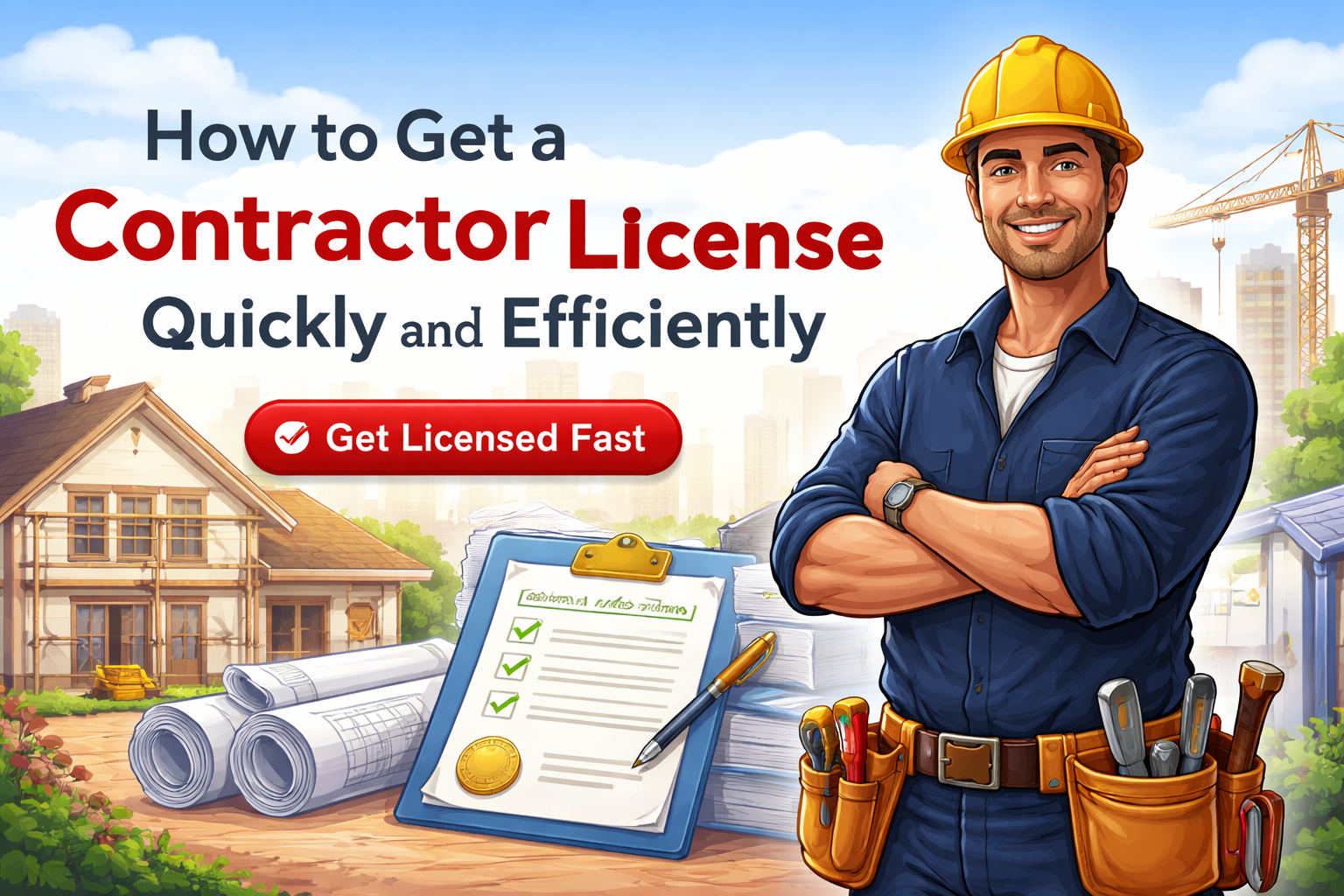 How to Get a Contractor License Quickly and Efficiently – 1 Exam Prep