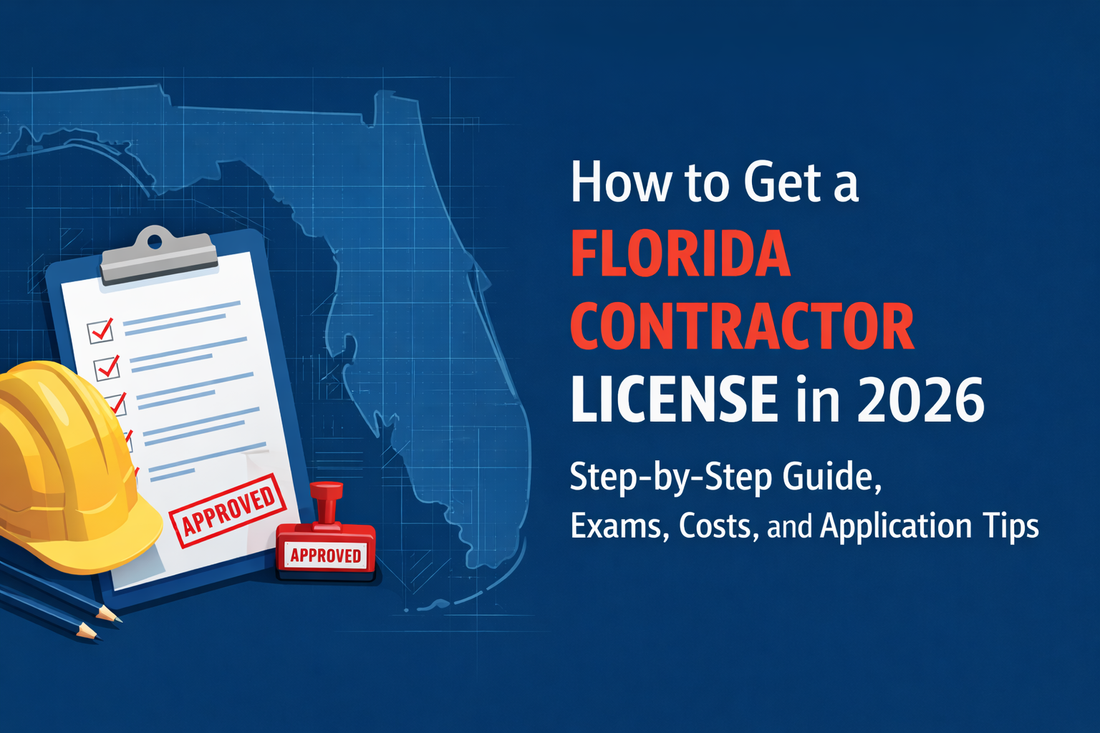 How to Get a Florida Contractor License in 2026: Step-by-Step Guide, Exams, Costs, and Application Tips