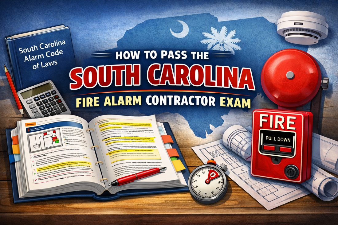 How to Pass the South Carolina Fire Alarm Contractor Exam (Study Plan + Tips)