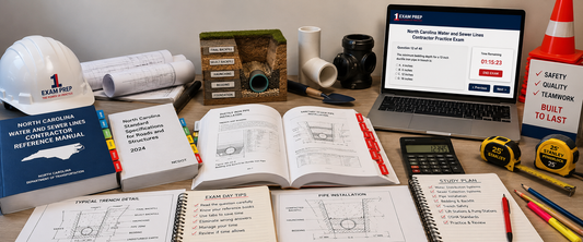 How to Pass the North Carolina Water Lines and Sewer Lines Contractor Exam