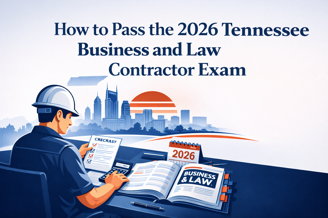 How to Pass the 2026 Tennessee Business and Law Contractor Exam