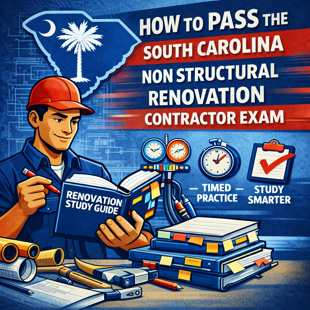 How to Pass the South Carolina Non Structural Renovation Contractor Exam