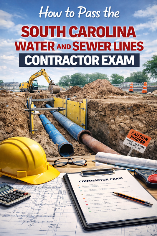 How to Pass the South Carolina Water and Sewer Lines Contractor Exam