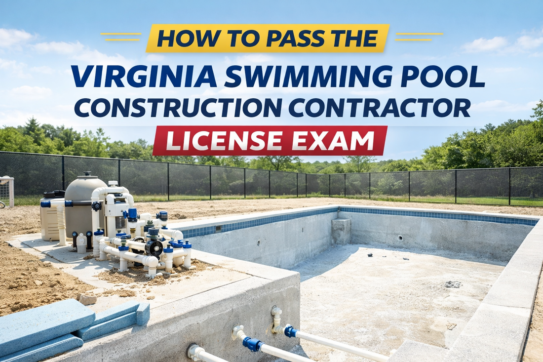 How to Pass the Virginia Swimming Pool Construction Contractor License Exam