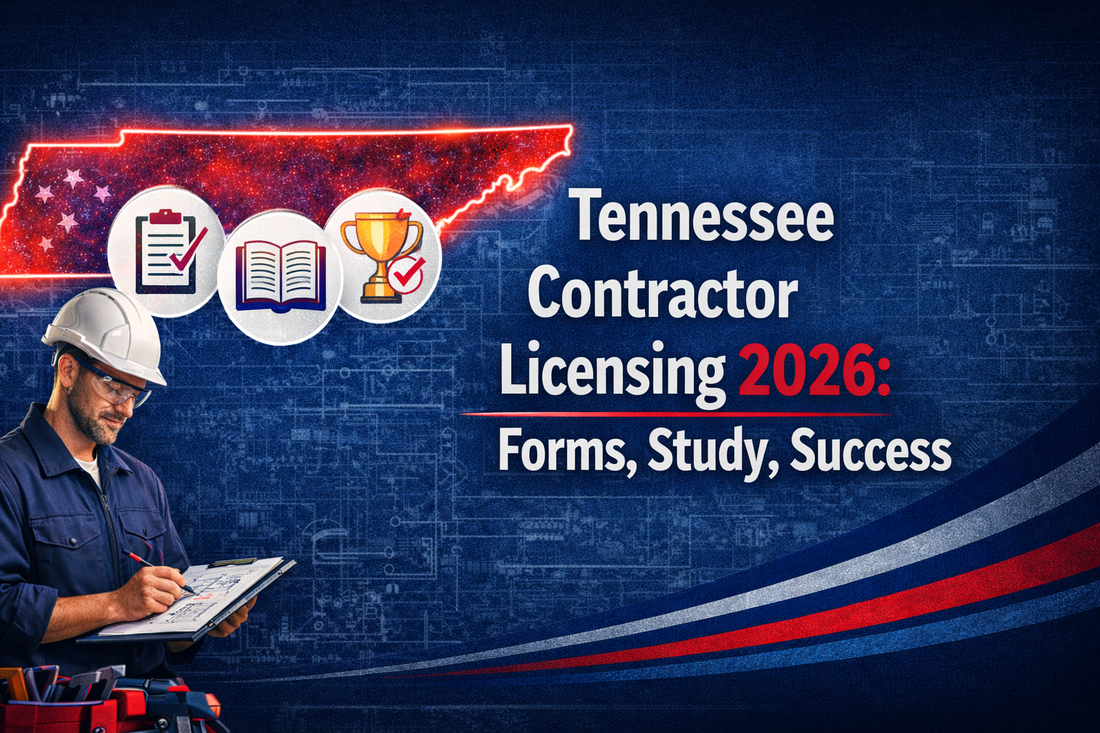Tennessee Contractor Licensing 2026: Forms, Study, Success
