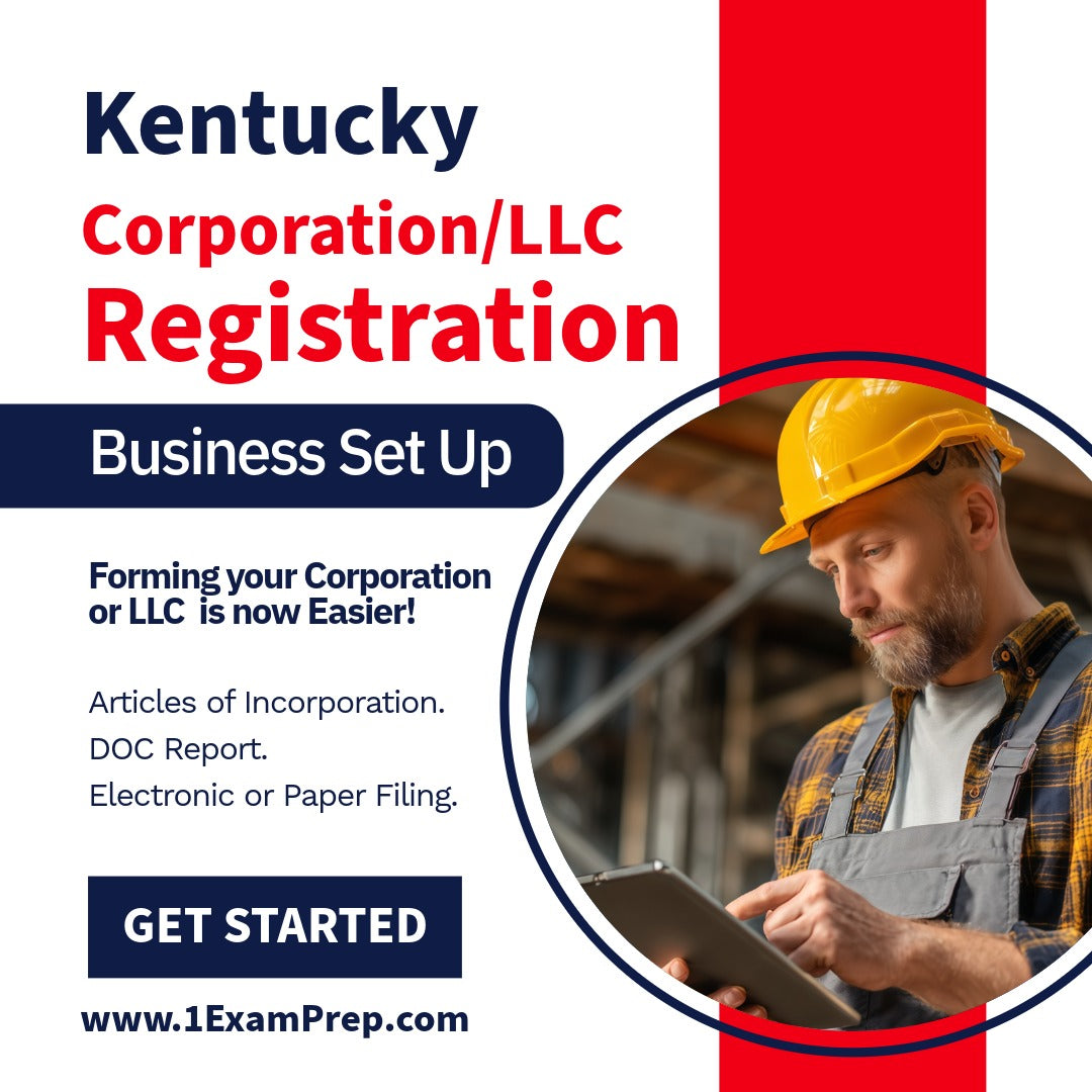 Kentucky Corporation or LLC Filing Registration Formation Setup