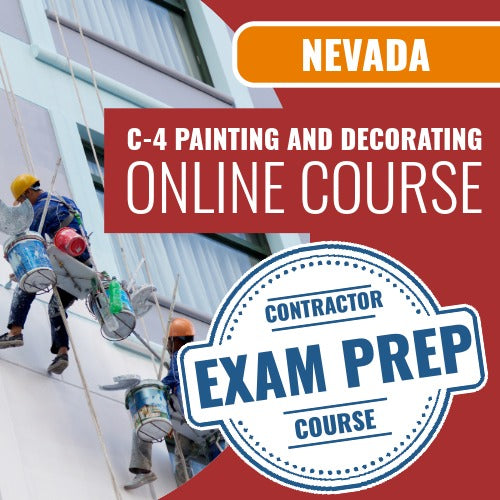 Nevada C-4 Painting and Decorating Contractor - Online Exam Prep Course