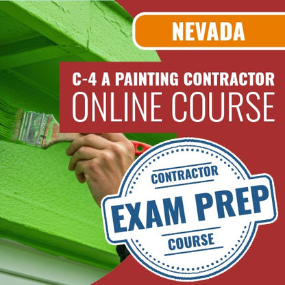 Nevada C-4a Painting Contractor - Online Exam Prep Course