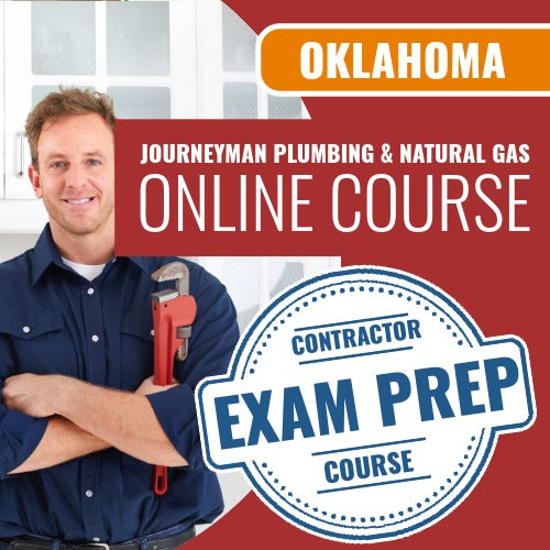Oklahoma Plumbing and Natural Gas Journeyman - Online Exam Prep Course