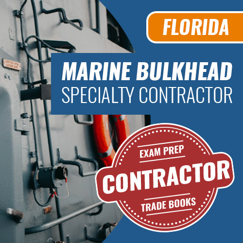 Florida Marine Bulkhead Work Specialty Contractor Exam Book Set - Trade Books