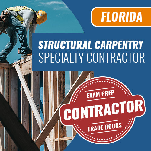 Florida Structural Carpentry Specialty Contractor License Exam Book Set - Trade Books