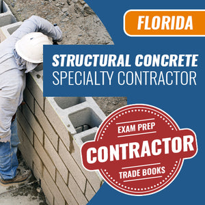 Florida Structural Pre-Stress and Precast Concrete Work Specialty Contractor License Exam Book Set - Trade Books