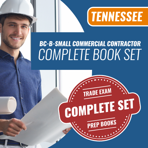 1 Exam Prep - Tennessee BC-B, Small Commercial Contractor Complete Book Set. We are the exam pros for all your licensing and certification needs