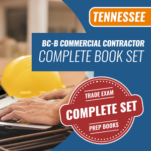 1 Exam Prep - Tennessee BC-B, C-Combined Commercial Contractor Complete Book Set. We are the exam pros for all your licensing and certification needs