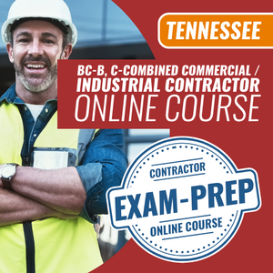 1 Exam Prep - Tennessee BC-B, C-Combined Commercial, and Industrial Contractor Online Course. Contract Exam Prep. We are the exam pros for all your licensing and certification needs