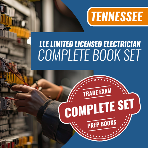 1 Exam Prep - Tennessee LLE Limited Licensed Electrician Complete Book Set. Contractor Exam Prep books. We are the exam pros for all your licensing and certification needs