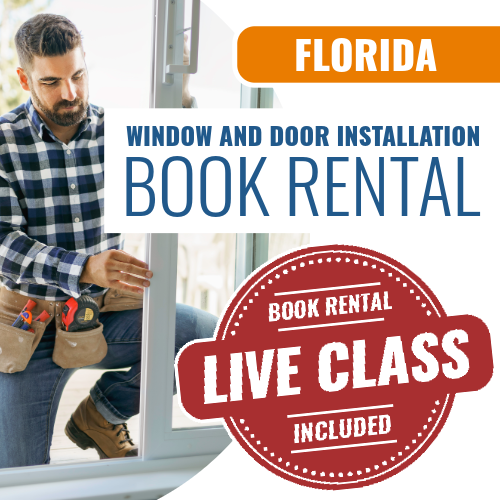 Florida Window and Door Installation Specialty Contractor Exam - Book Rental
