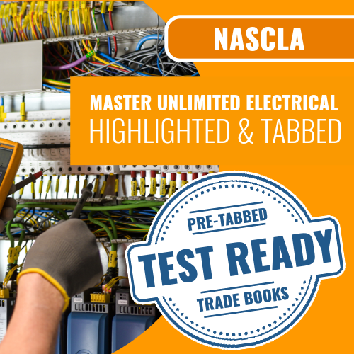 NASCLA Master Unlimited Electrical Book Package - Highlighted and Tabbed