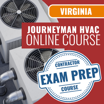 Virginia Journeyman HVAC - Online Exam Prep Course