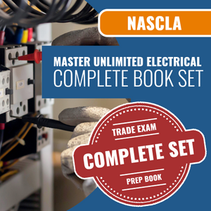 NASCLA Master Unlimited Electrical Contractor Exam Book Package