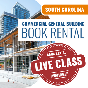 South Carolina NASCLA Commercial General Building Contractor Exam (Book Rental)